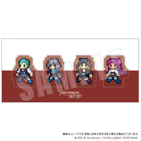 『ファイアーエムブレム 風花雪月』クリアクリップ4個セット 黒鷲の学級B